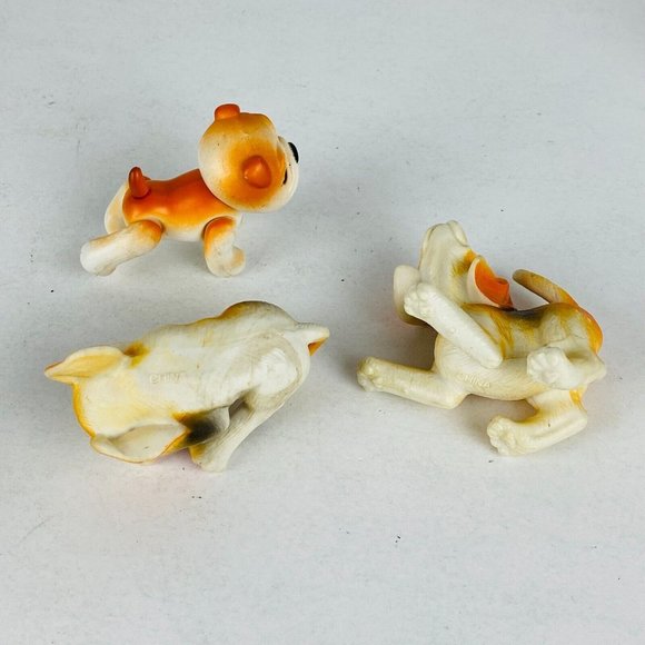 Puppy Dogs Pretend Play Bull Dog And Floppy Eared Lot of 3 Toy Animal Figures - Picture 4 of 5